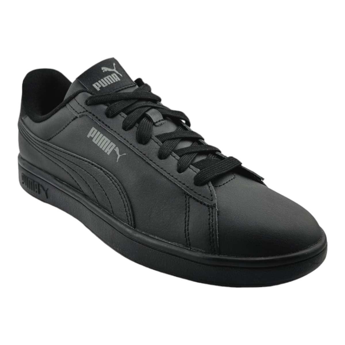 Tenis Para Joven Marca Puma Smash 3.0 L Estilo 392031 01 - Gava Sport