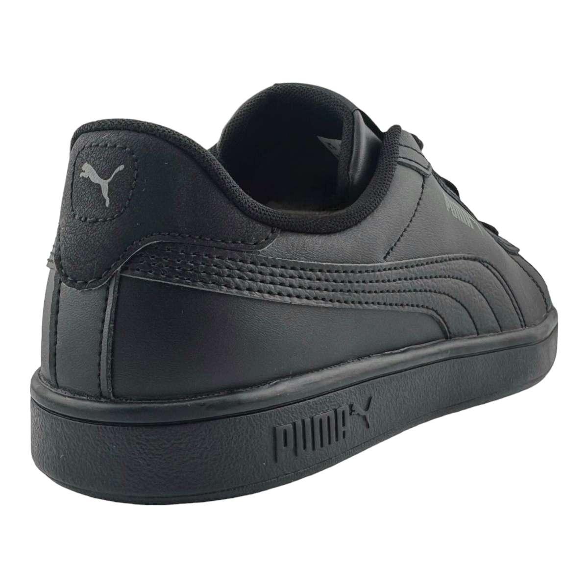 Tenis Para Joven Marca Puma Smash 3.0 L Estilo 392031 01 - Gava Sport